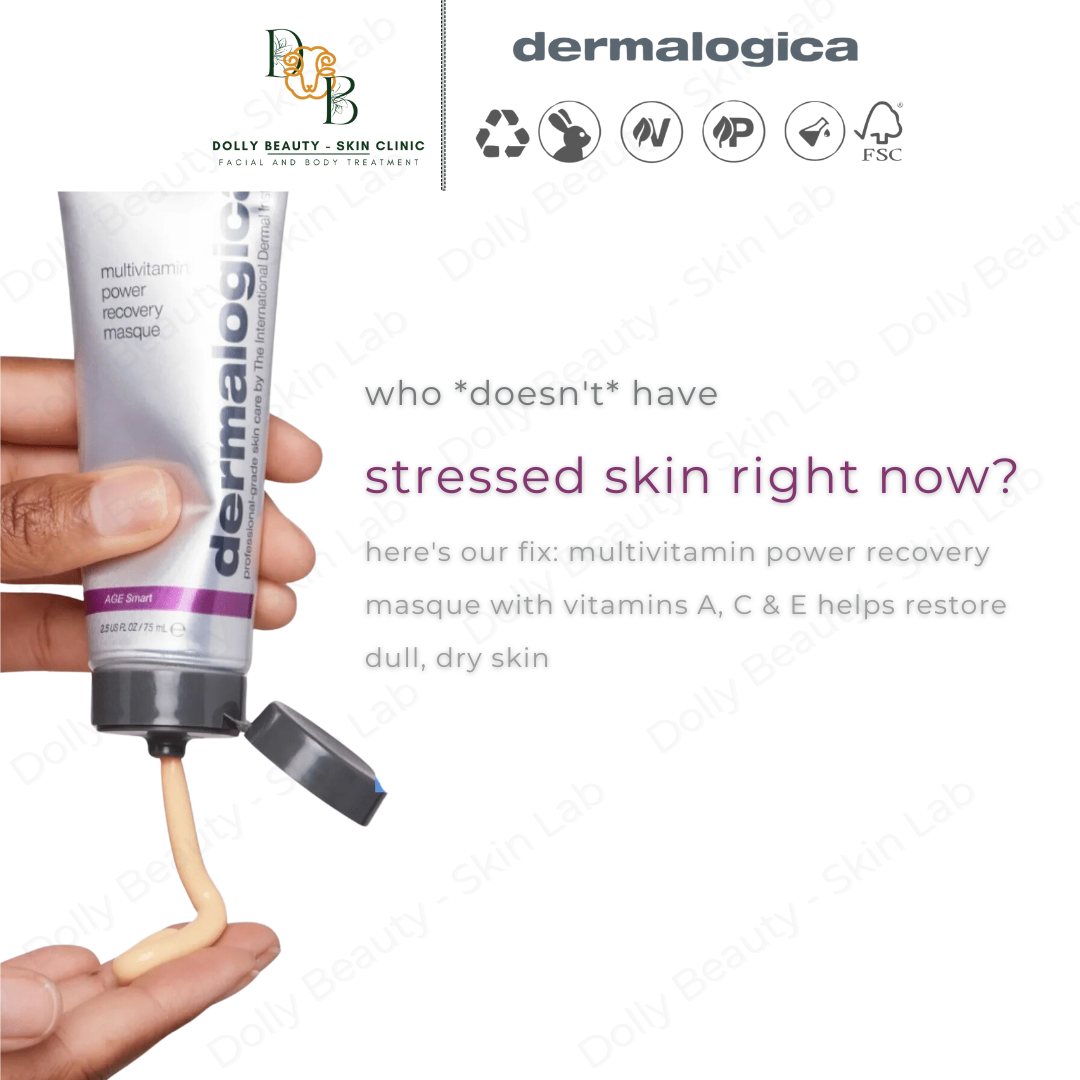 Mặt nạ vitamin cô đặc MULTIVITAMIN RECOVERY MASQUE 75ml của Dermalogica - Dolly Beauty