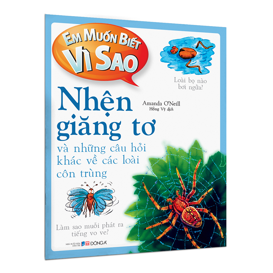 Em muốn biết vì sao nhện giăng tơ và những câu hỏi khác về các loài côn trùng