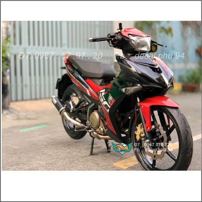 Tem Exciter 150 Y15ZR đỏ đen