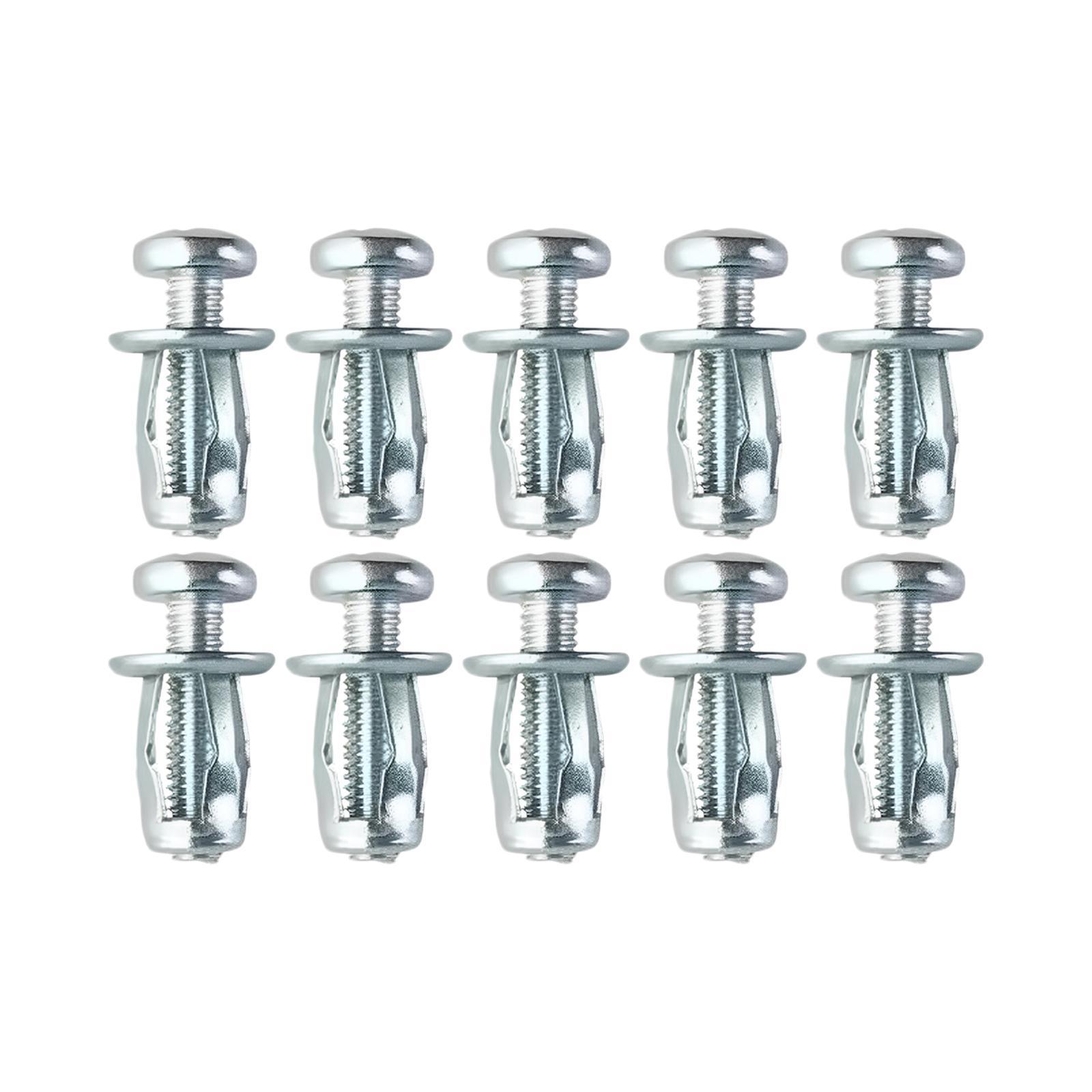 10Pcs Petal Expansion Nut Expansion Plug for Lamp Installation Wall Cabinets