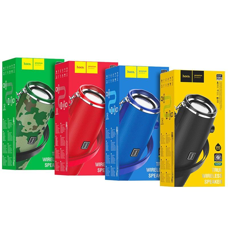 Loa bluetooth cao cấp Hoco BS40 Desire song 14W, Super Bass, IPX5, kết nối TWS