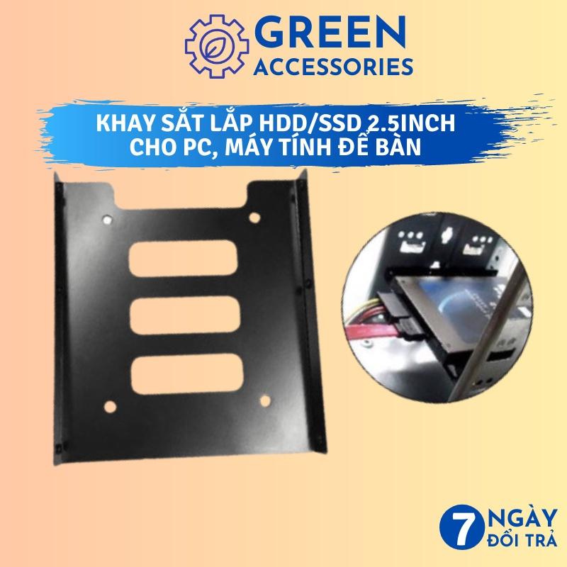 Khay Sắt lắp ổ cứng HDD/SSD 2.5&quot; - Loại Tốt - Đế rời lắp HDD - SSD