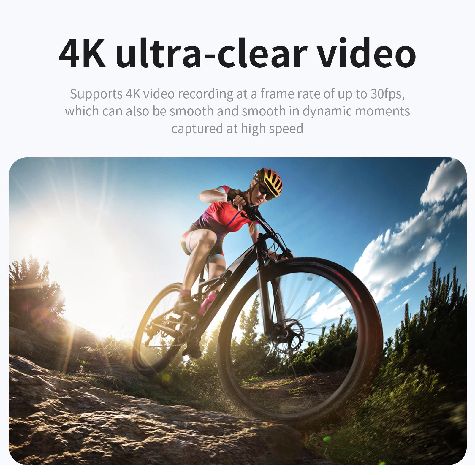 Camera hành động 4K 60fps Camera thể thao Ultra HD với màn hình điều khiển điều khiển từ xa ngoài trời xe máy bảo hiểm xe máy hành động hành động