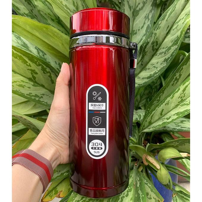 Bình Giữ Nhiệt Inox 304 750ml HL8110 Giữ Nhiệt Trên 15h Có Dây Treo