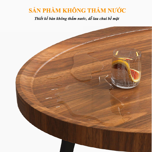 Bộ Bàn Trà Đôi Cao Cấp-Bàn Cafe Phòng Khách Sang Trọng Không Thấm Nước