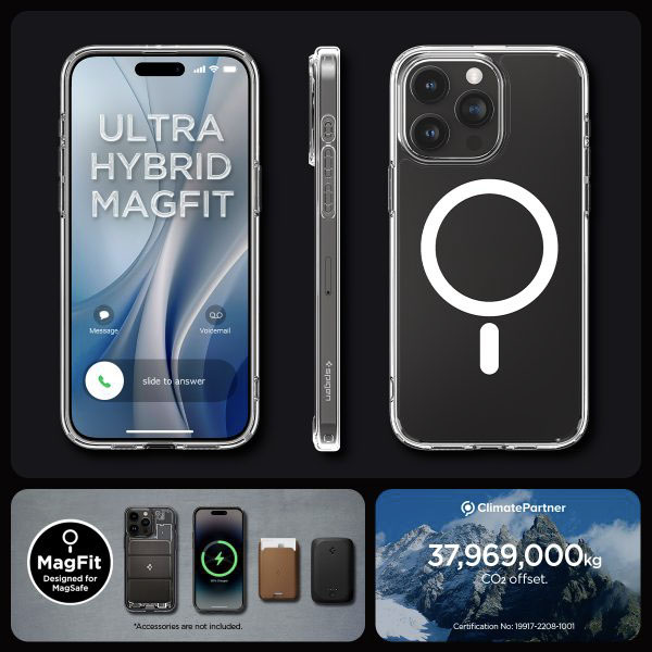 Ốp Lưng Spigen Crystal Hybrid Magfit Dành Cho iPhone 15 Pro/ 15 Pro MaxTôn Vẻ Đẹp Nguyên Bản Điện Thoại Của Bạn ACS06450 Hàng Chính Hãng