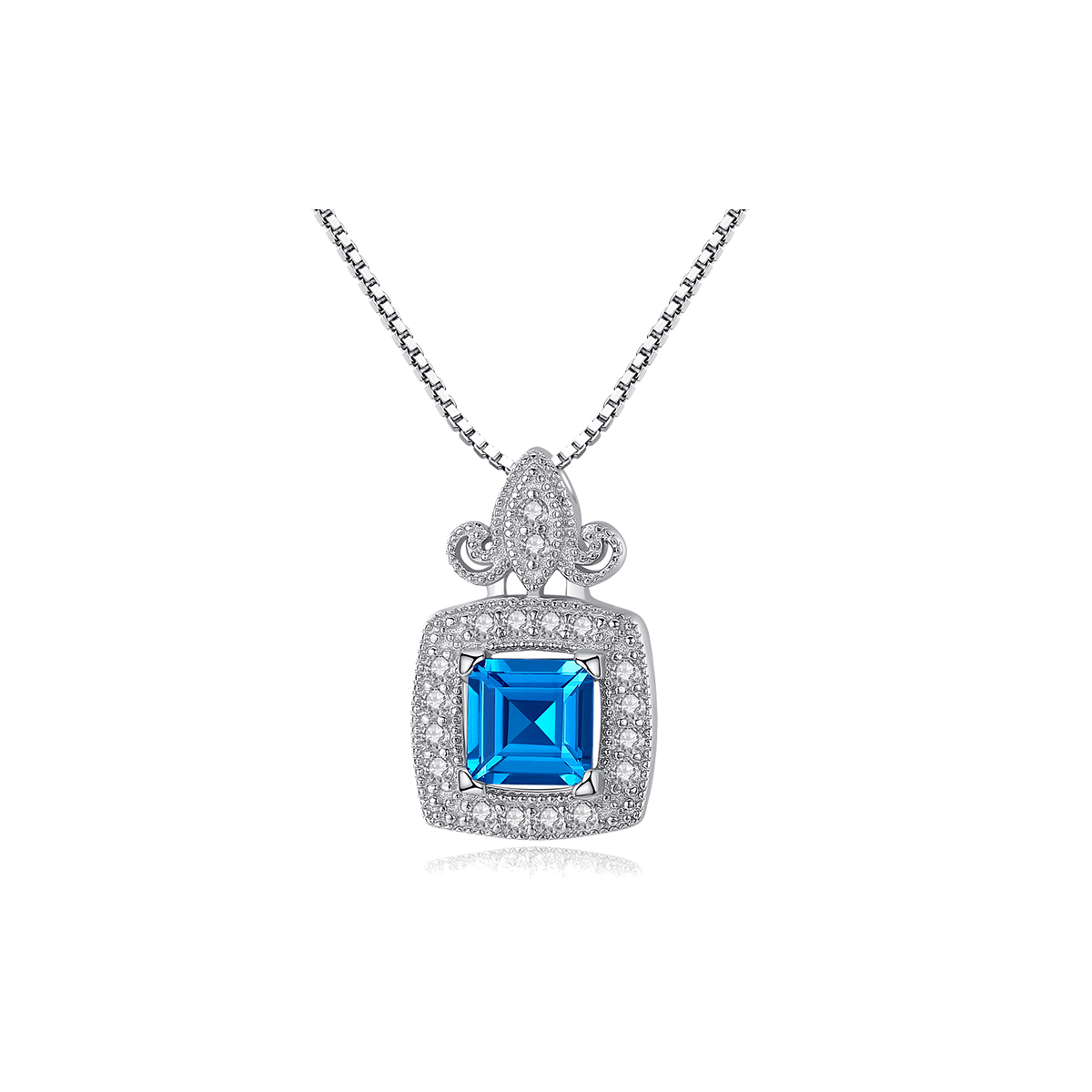 Bộ Trang Sức Bạc Cho Nữ Đính Đá Cao Cấp 3 món - BDM2305 - Bảo Ngọc Jewelry