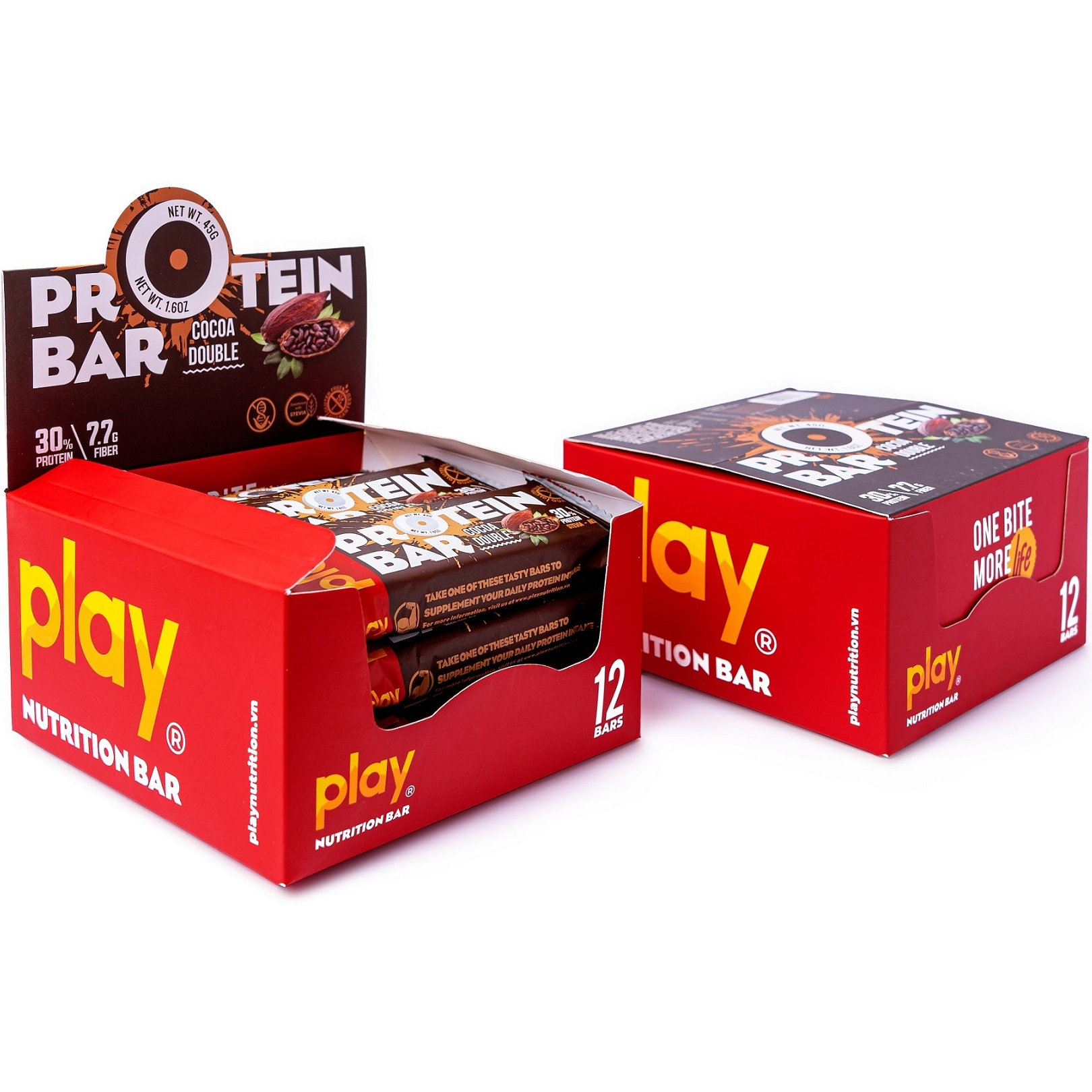 Hộp 12 Thanh Protein PLAY Vị Cacao