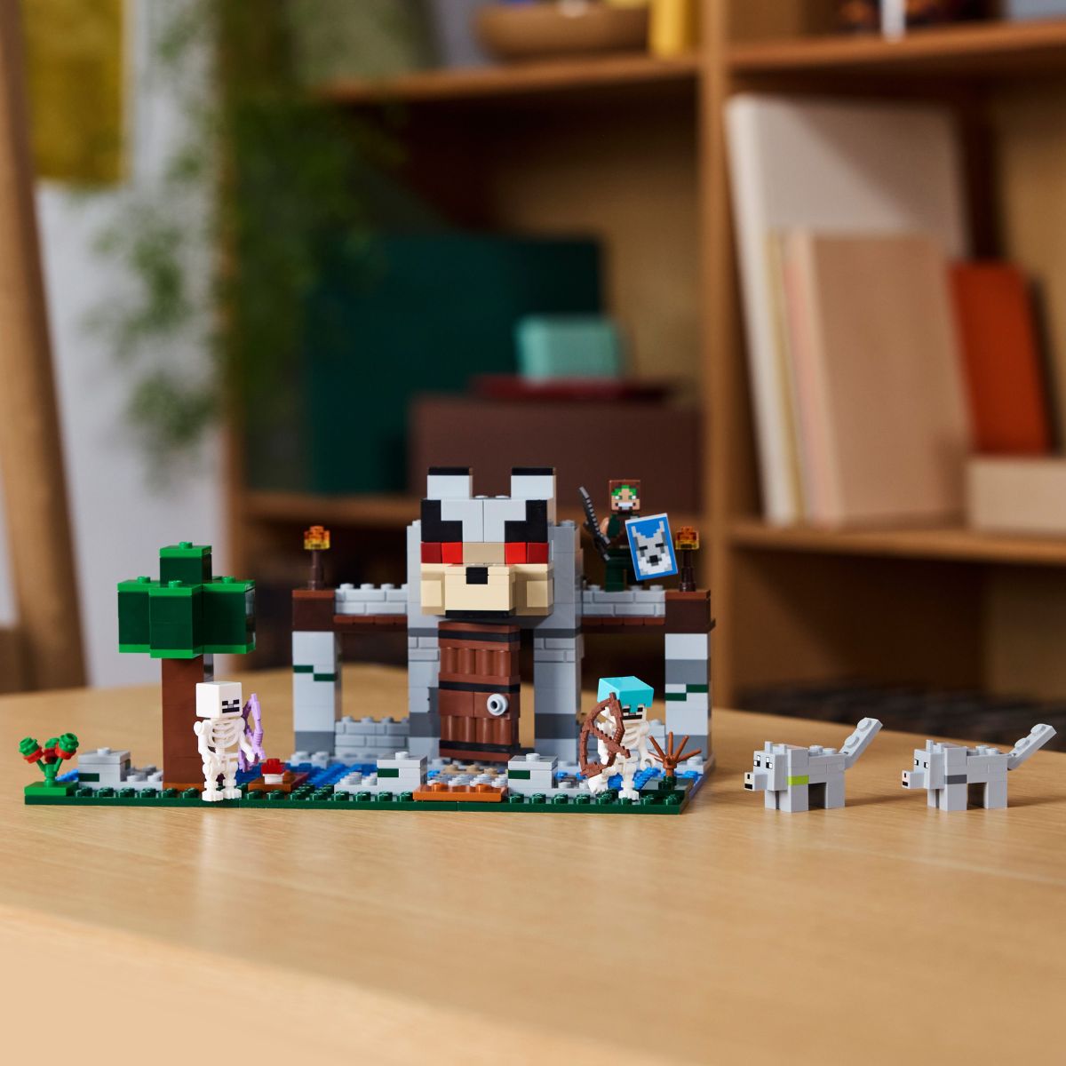 LEGO MINECRAFT 21261 Đồ Chơi Lắp Ráp Tòa Thành Sói (312 chi tiết)