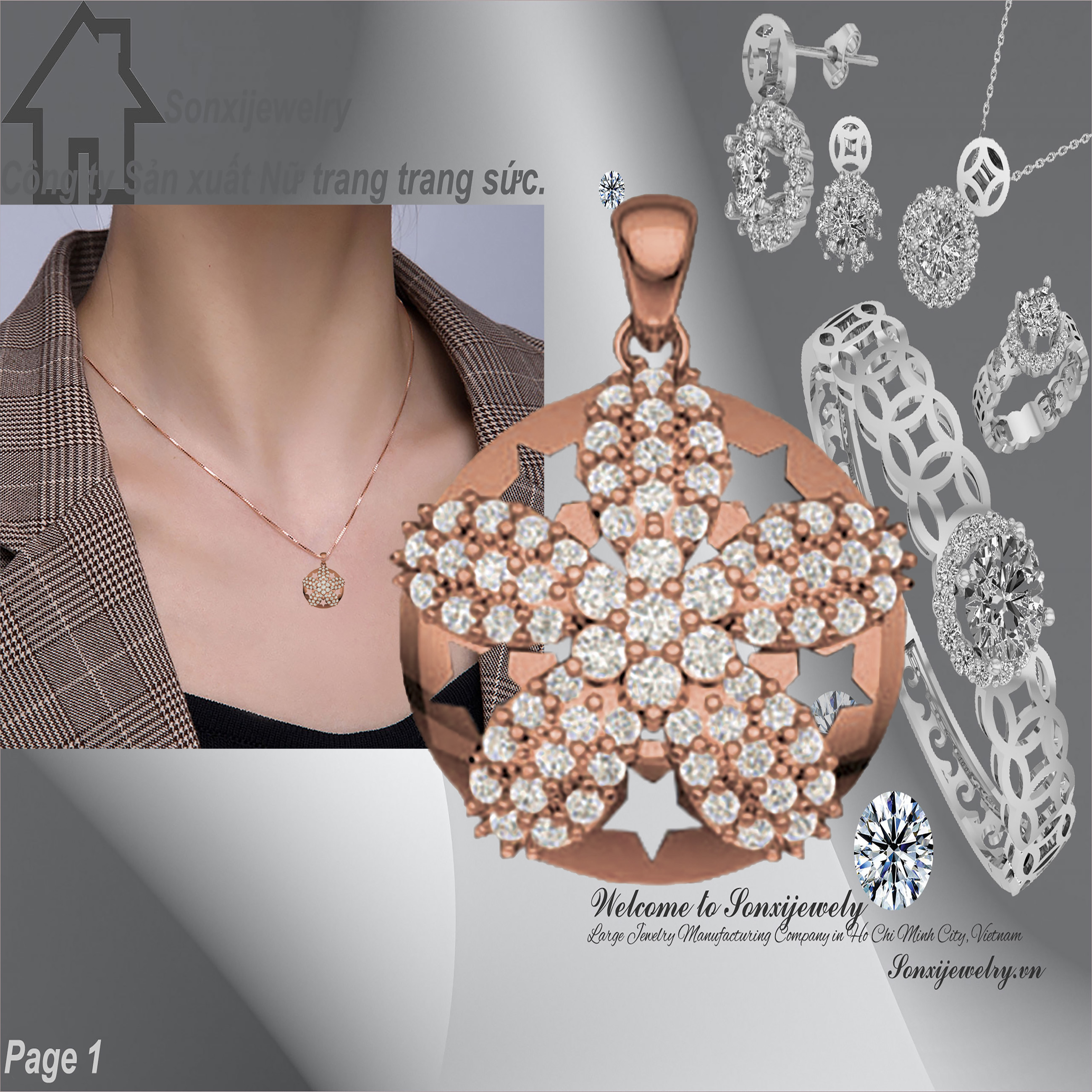 MẶT DÂY CHUYỀN HIỆN ĐẠI MẪU ĐẸP 4110