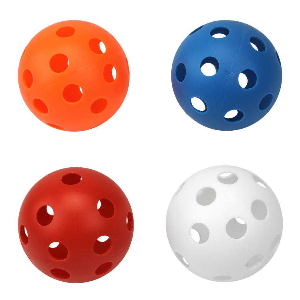 Pack  Visibility Golf Balls with Holes for  Practice