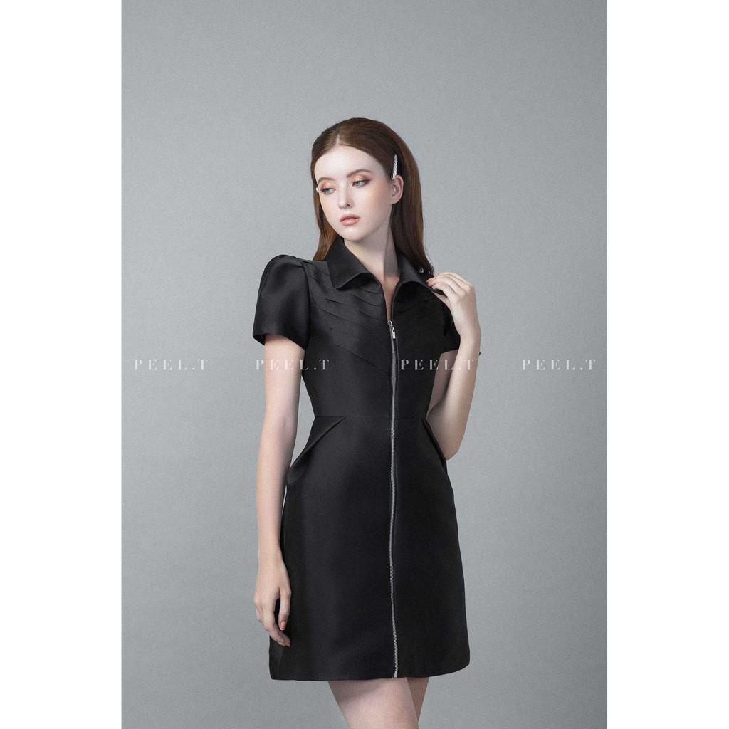 PEEL.T - Laverna Dress - Đầm baby cổ sơ mi tay phồng thiết kế đi chơi, dự tiệc, công sở