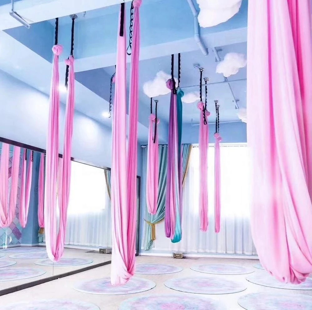 Bộ võng tập yoga bay chuyên nghiệp, chất liệu vải dù MB33018