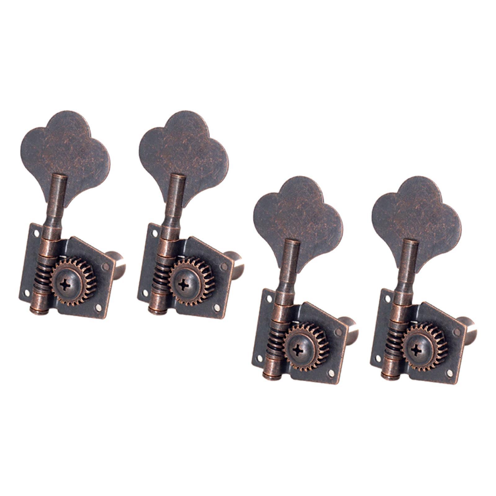 Electric Bass Guitar Opened Tuning Pegs Tuner Machine Heads Tuning Keys Buttons Guitar Parts Machine Head Tuner