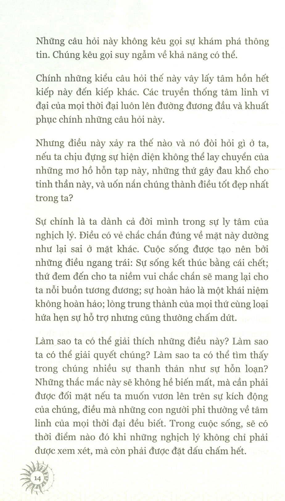 Tủ Sách Tâm Linh Thế Kỷ - Giữa Bóng Tối Và Ánh Sáng (Đón Nhận Những Phi Lý Để Phát Triển Đời Sống Tâm Linh Trí Tuệ)