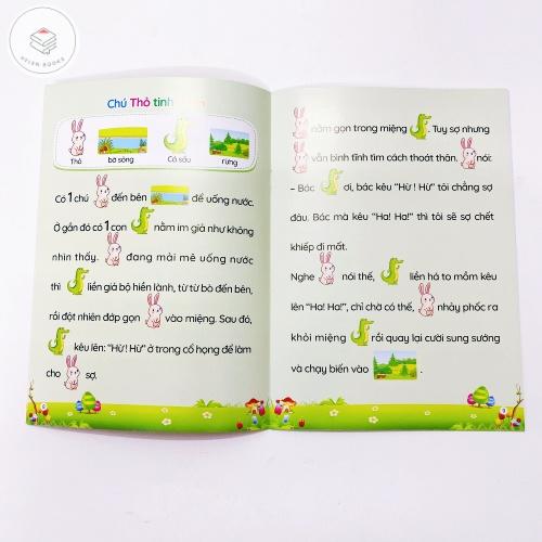 Bộ 4 cuốn truyện tiềm thức cho bé tập nói tập đọc