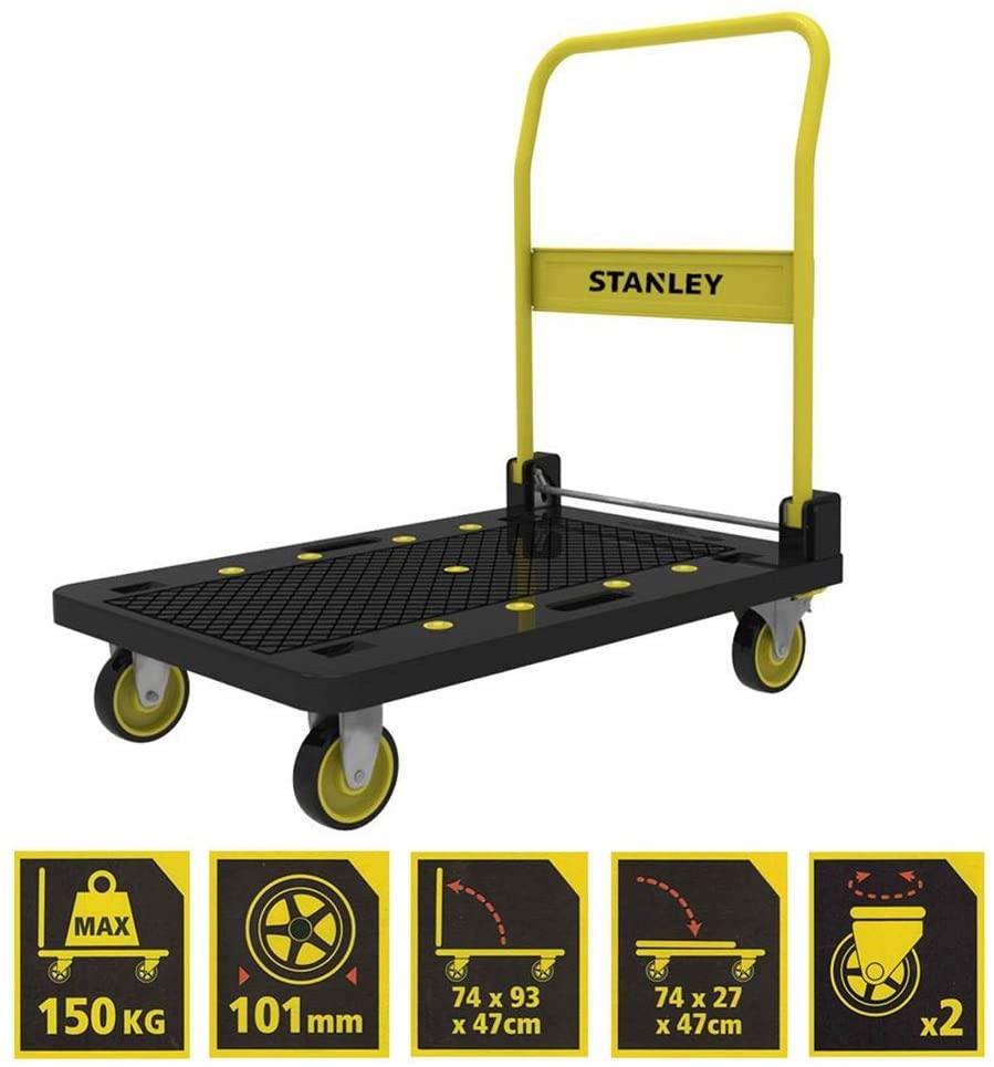 XE ĐẨY HÀNG 4 BÁNH (150KGS) STANLEY SXWTC-PC508 - HÀNG CHÍNH HÃNG