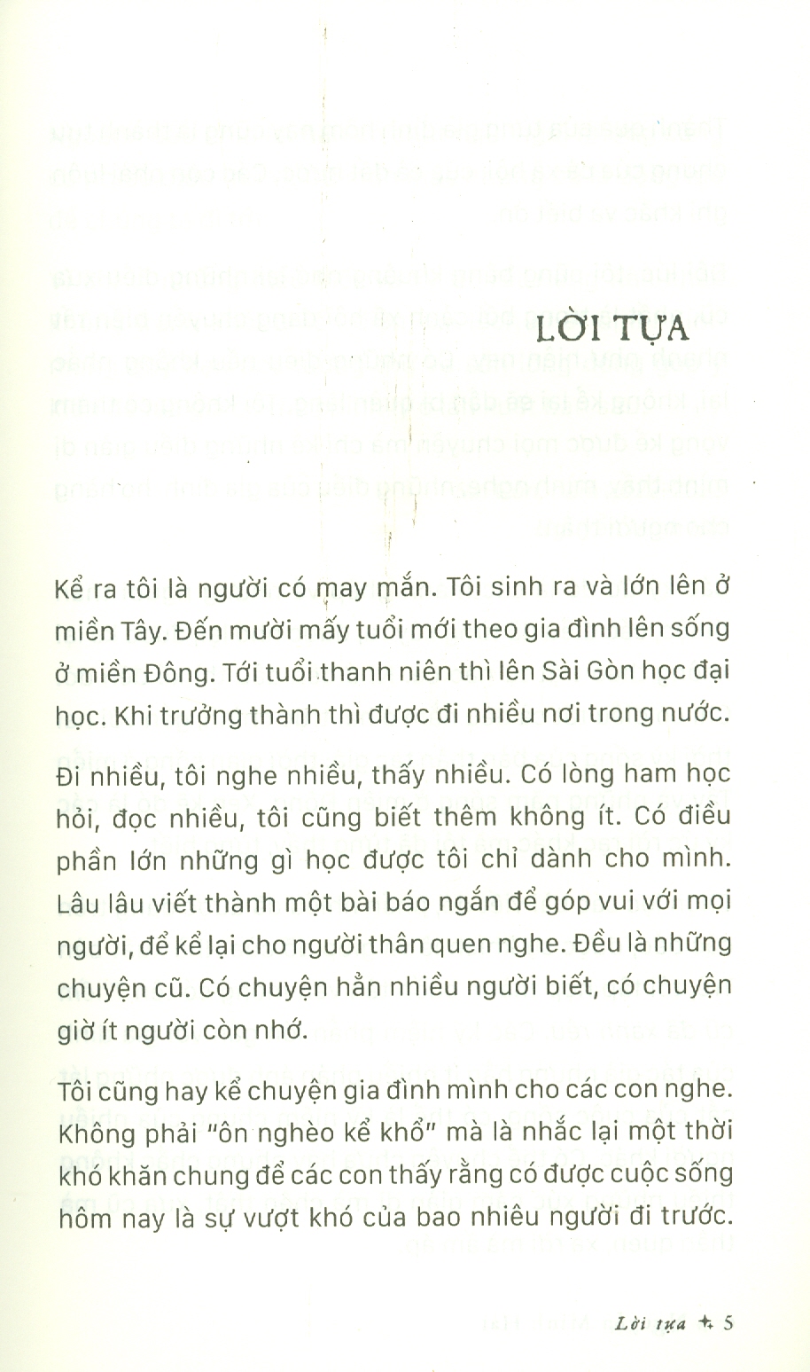 Thềm Cũ Đã Rêu Xanh (Tản Văn)
