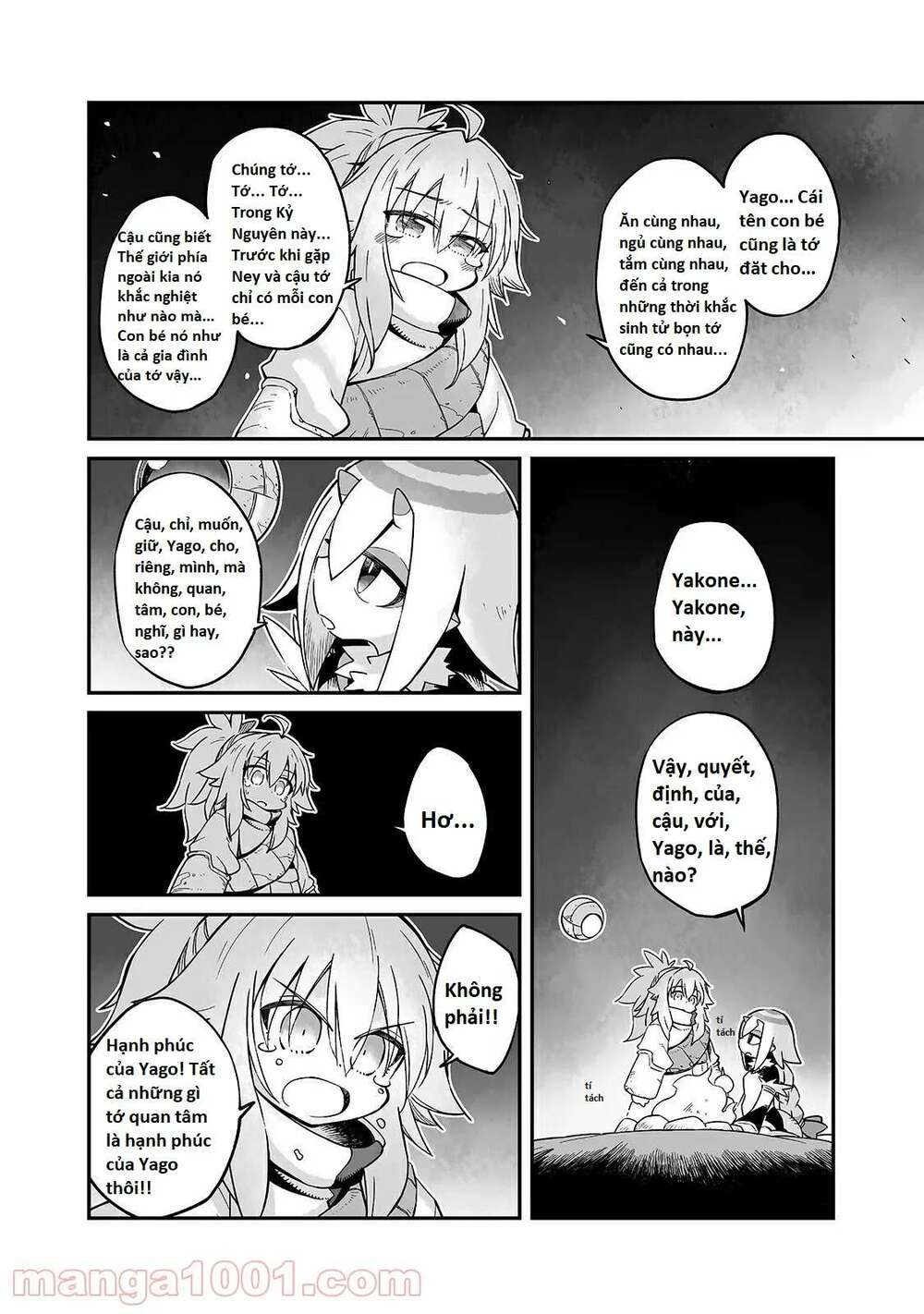 ngay cả khi hậu tận thế, thật hạnh phúc vẫn còn được sống... chapter 18.3 4