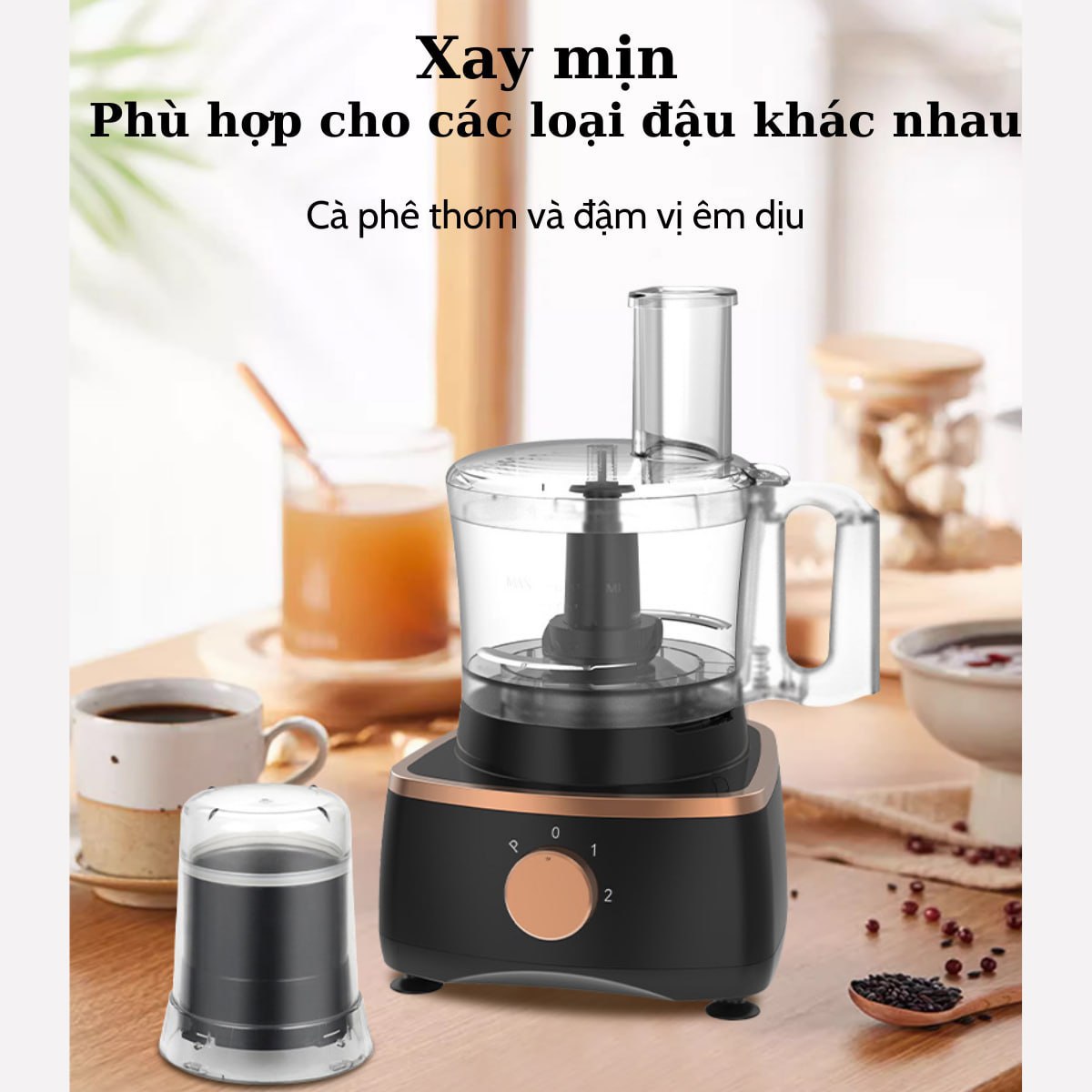 Máy xay đa năng SOKANY 7IN1 với công suất 1000W XAY- ÉP- CẮT- THÁI, tháo lắp dễ dàng - HÀNG CHÍNH HÃNG - DELIYA
