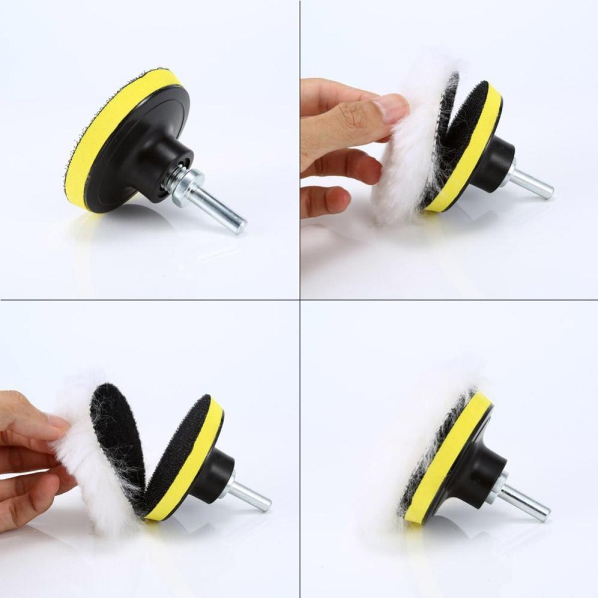 Bộ dụng cụ mút xốp đánh bóng xe hơi ô tô 12 chi tiết