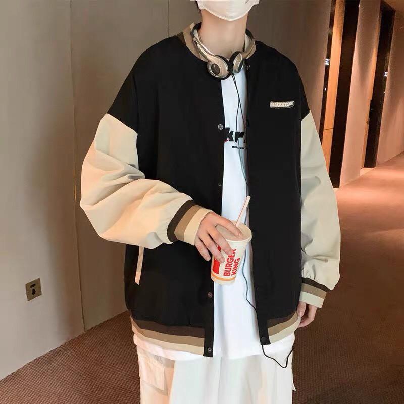 Áo khoác bomber unisex form rộng Wanstop nam nữ ulzzang