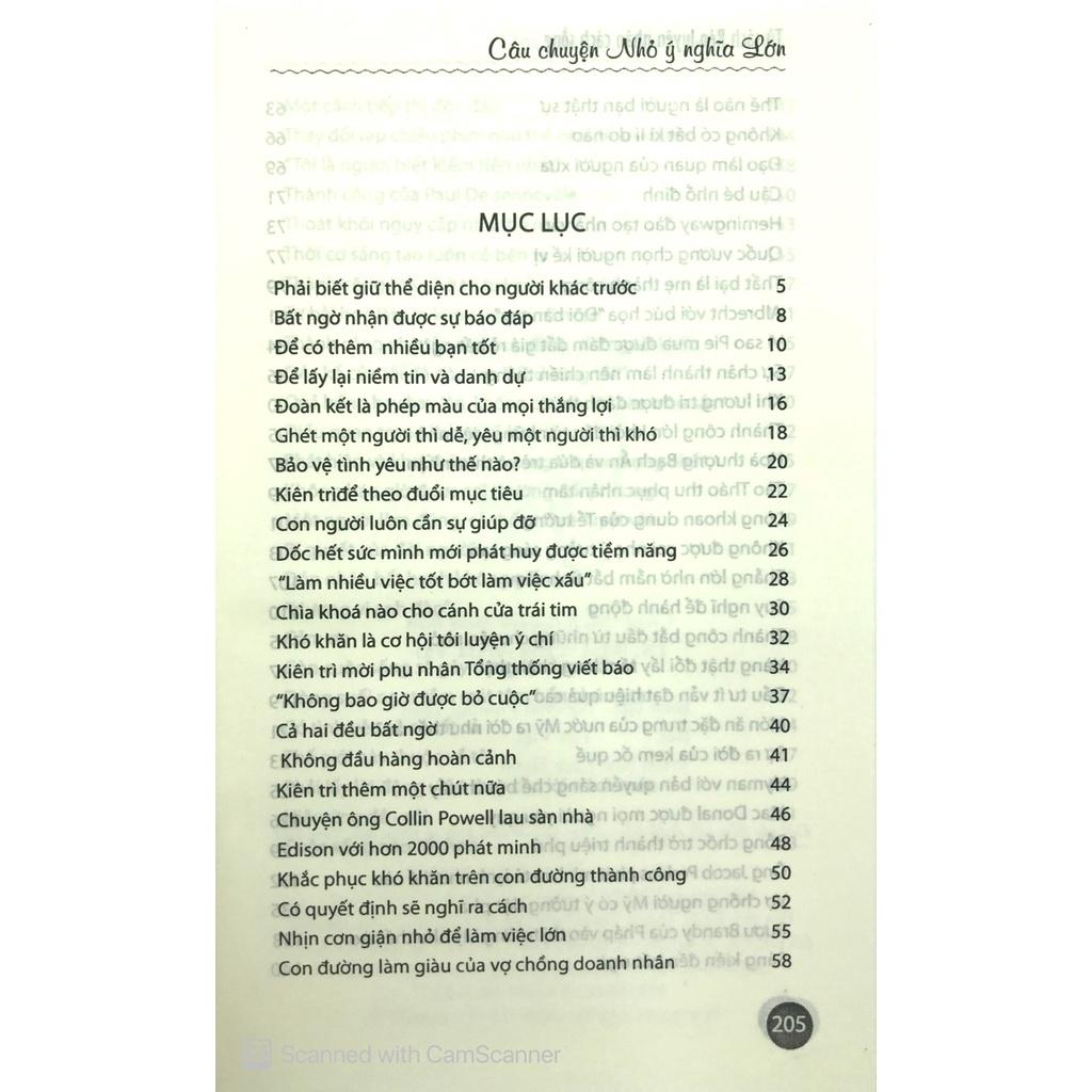 Tủ sách rèn luyện nhân cách sống - Câu chuyện nhỏ ý nghĩa lớn tập 1 - Bản Quyền