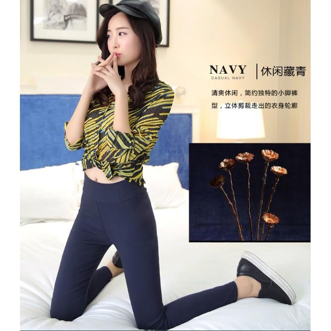 Quần legging nữ cạp cao thon gọn