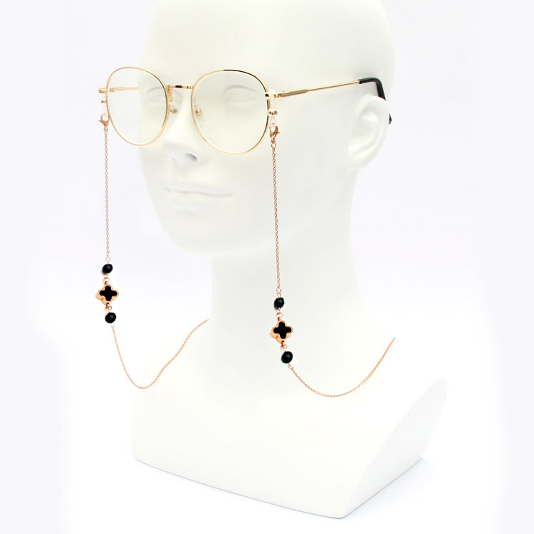 Dây đeo gọng kính chuỗi glasses chain dây đeo khẩu trang đeo cổ chống rơi rớt thất lạc cỏ 4 lá so cool trend xu hướng