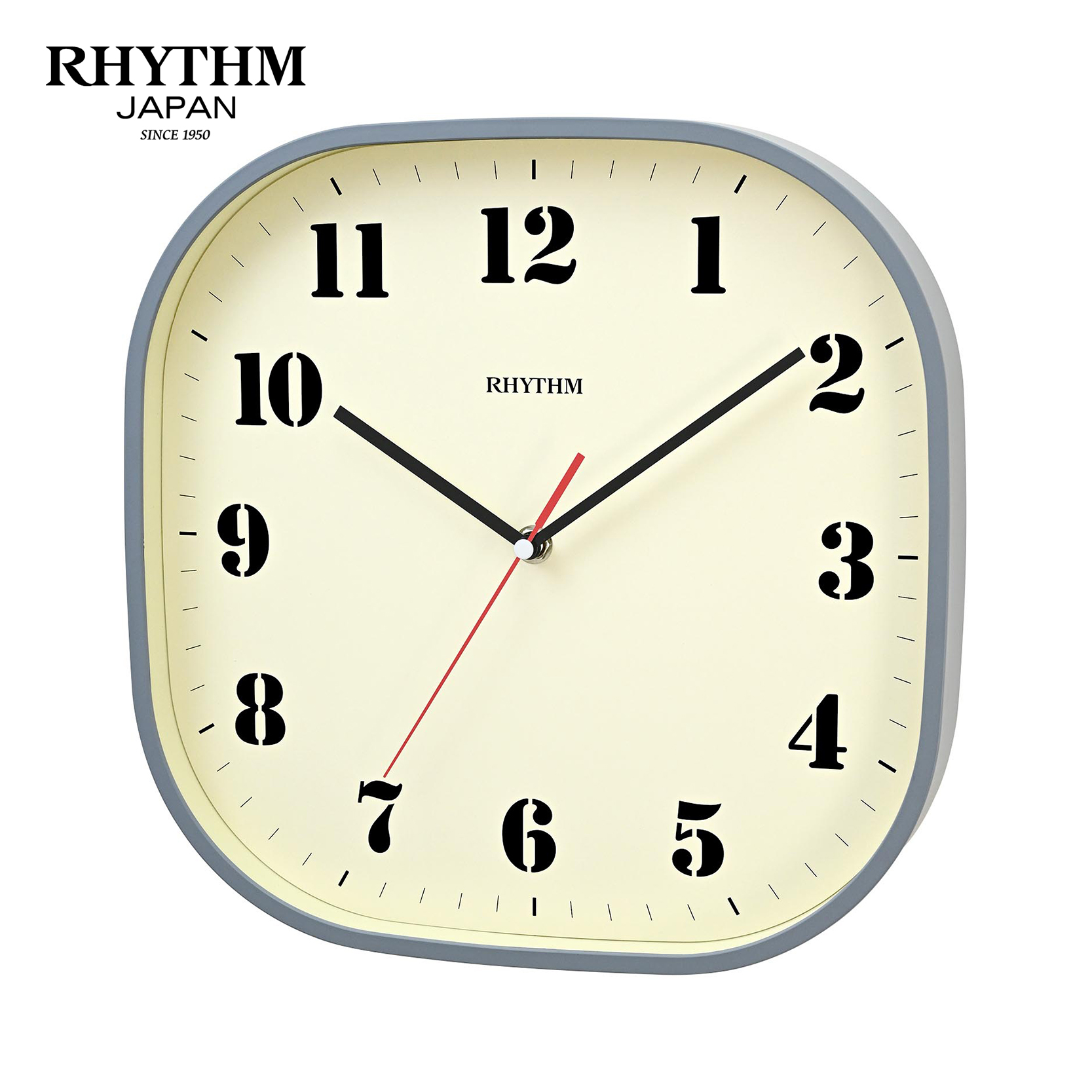 Đồng hồ Rhythm CMG632NR08 – Kt 29.8 x 29.8 x 5.0cm, 788g. Vỏ nhựa. Dùng Pin.