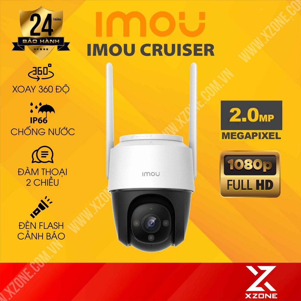 Camera IMOU Cruiser 2MP/4MP, Camera ngoài trời, xoay 360, chống nước IP66, đàm thoại hai chiều, tích hợp còi và đèn chiếu sáng - Hàng Chính Hãng