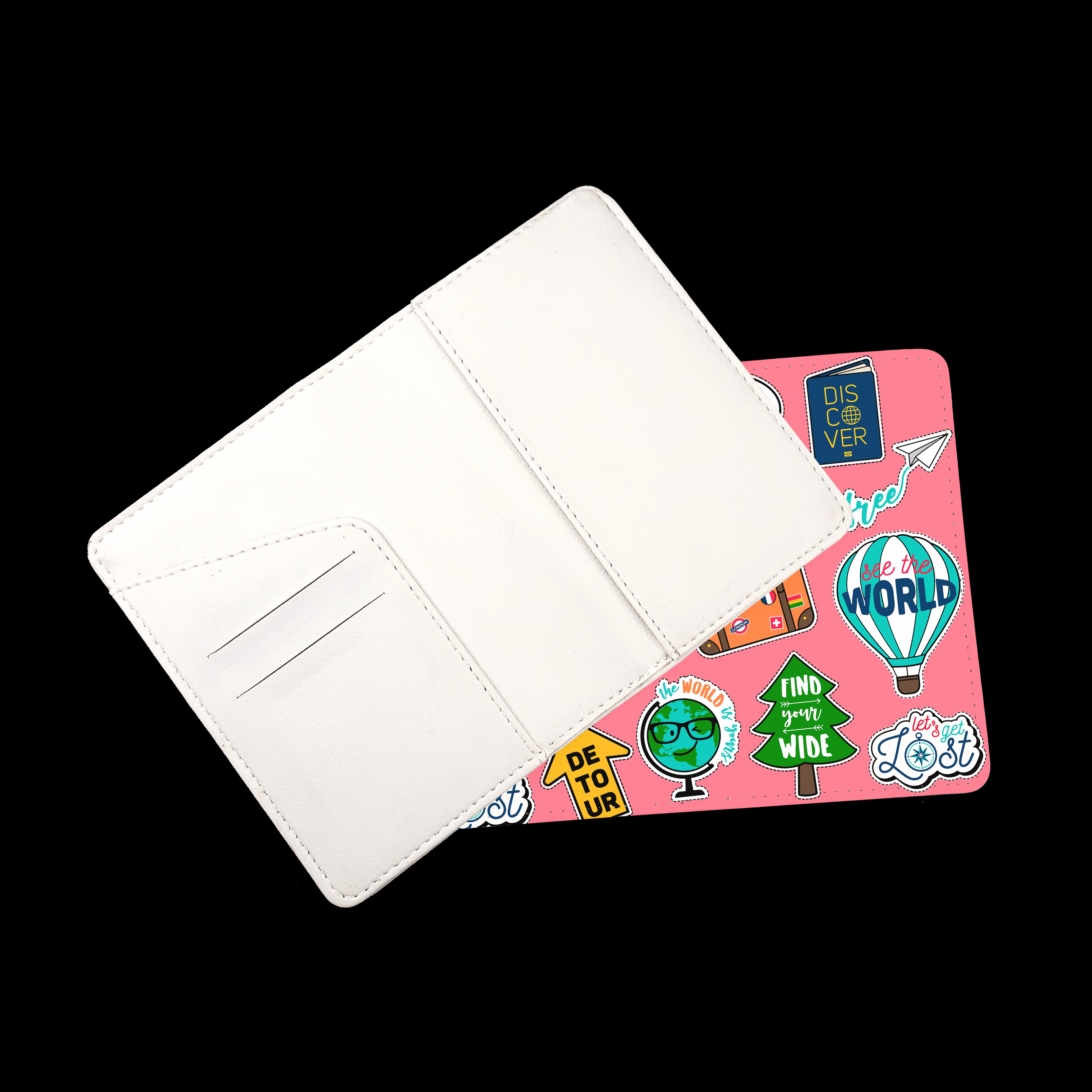 Ví Đựng Passport Du Lịch Và Phụ Kiện STICKERS - Bao Da Hộ Chiếu STormbreaker - Passport Cover Holder - Thiết Kế Thời Trang - Độc Đáo - LT002