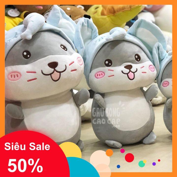 Gấu Bông Chuột Hamster Đội Mũ Siêu Nhí Nhảnh - TB28