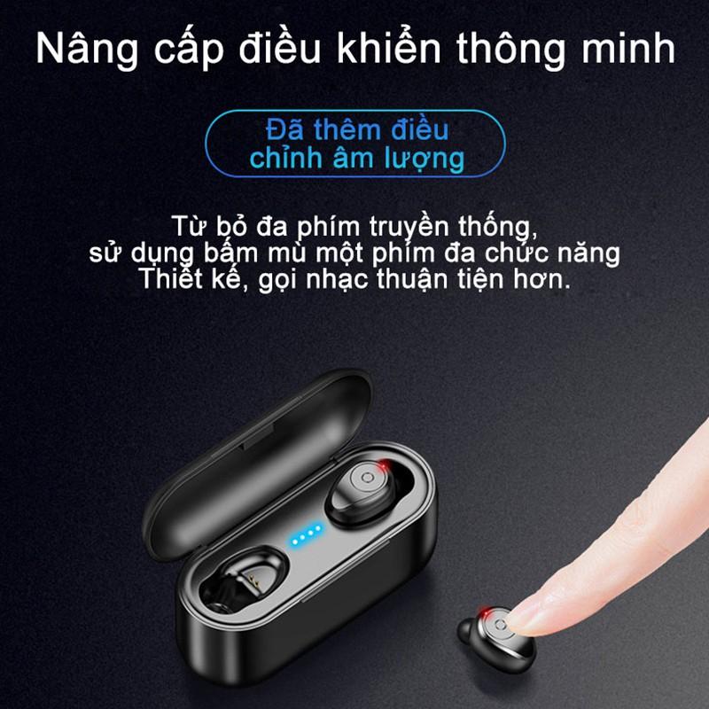 Tai nghe bluetooth Amoi F9, 2000mAh kiêm sạc dự phòng, nút điều khiển cảm ứng,chống thấm nước, chống bụi