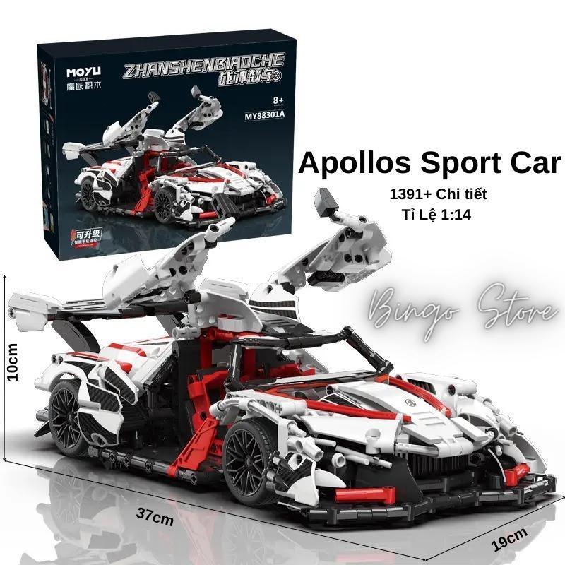 MÔ HÌNH LẮP RÁP SIÊU XE LAMBORGHINI 1391 CHI TIẾT TỈ LỆ 1"14