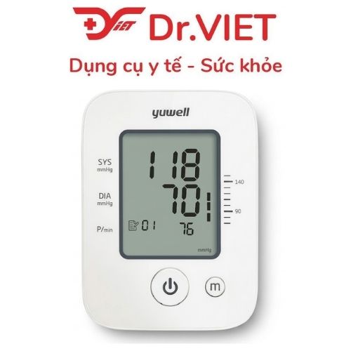 Máy đo huyết áp bắp tay điện tử YUWELL 660D