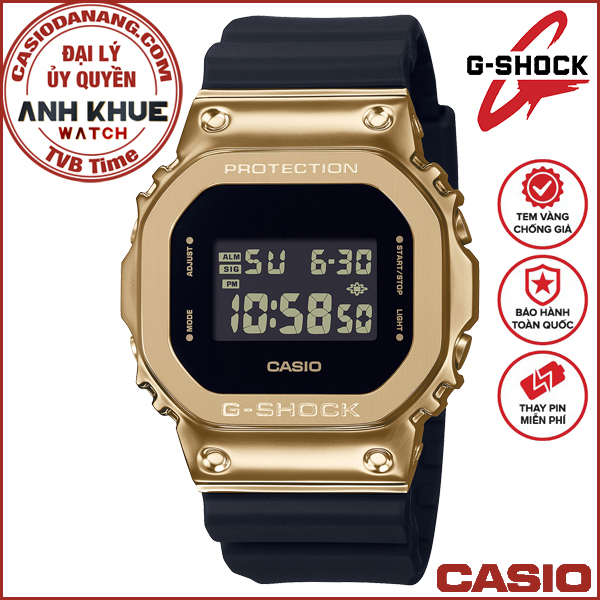 Đồng hồ nam dây nhựa Casio G-Shock chính hãng GM-5600G-9DR (43mm)