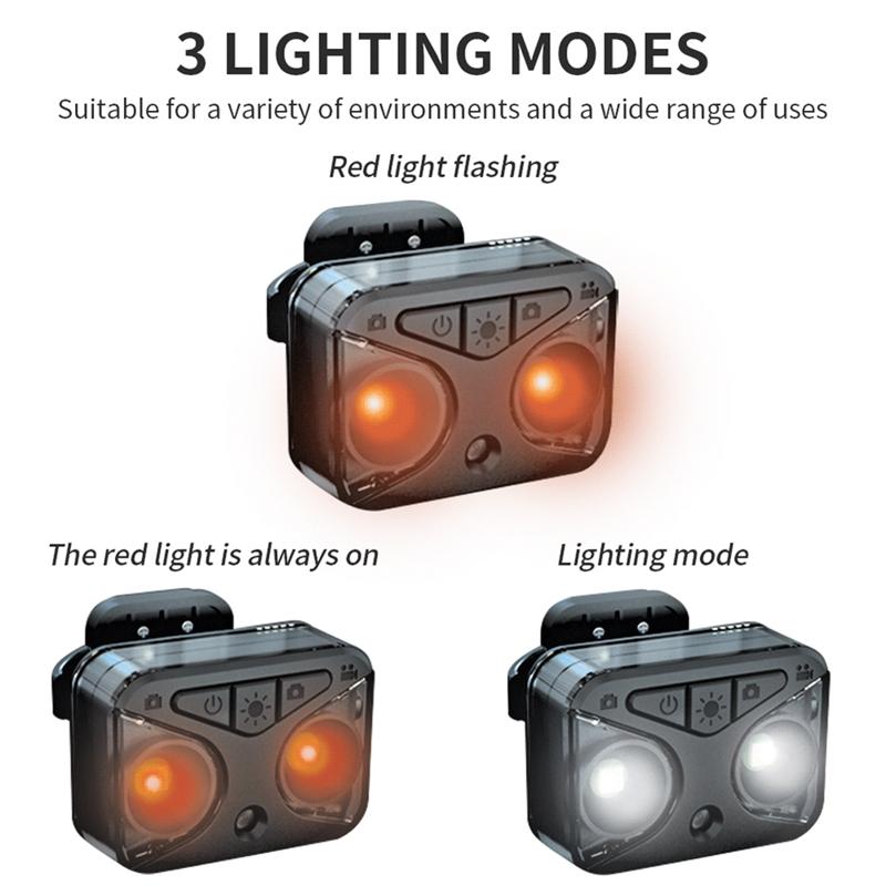 Camera Chiếu Hậu Xe Đạp Camera Chống Nước Thể Thao Quay Video Camera Đèn LED HD720P Cho Xe Máy Máy Ảnh