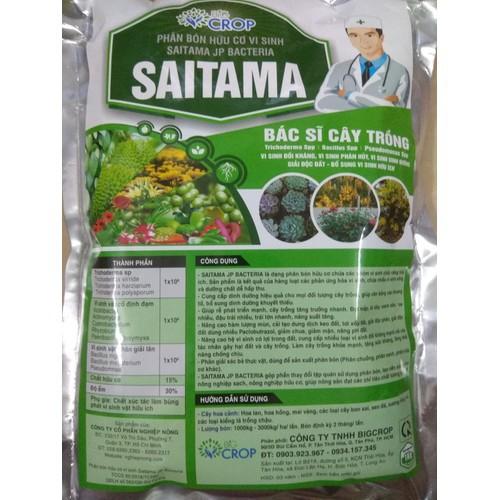 Phân bón hữu cơ vi sinh SAITAMA - gói 1 kg