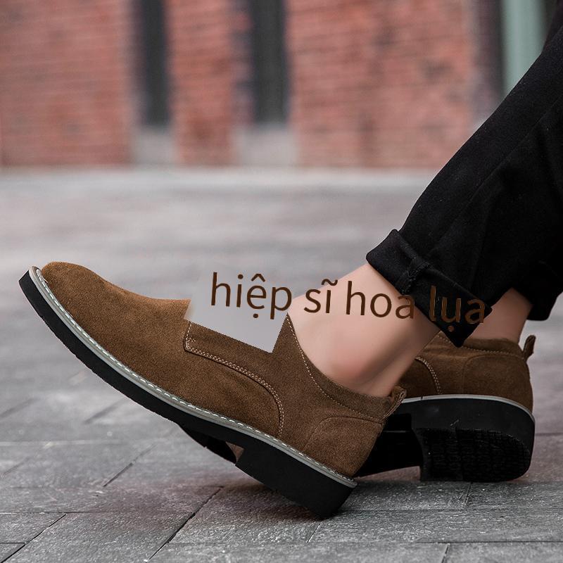 Phong cách mới nhất của giày nam ngoài trời giày bố giày phong cách Hàn Quốc hợp thời trang giày đầu bếp