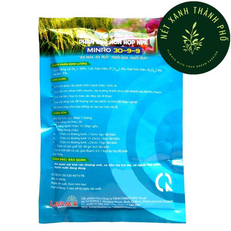 Phân bón hỗn hợp NPK 30-9-9, 200gr