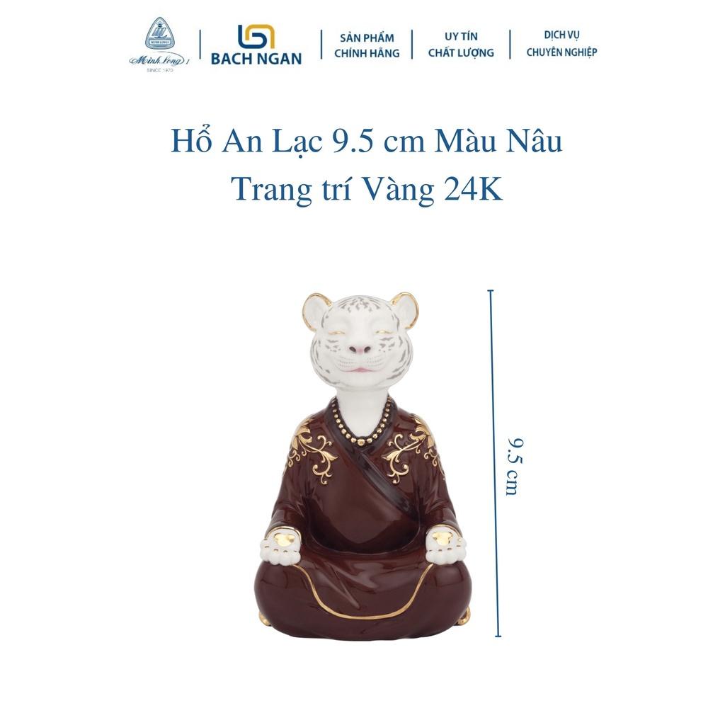 Tượng Hổ An Lạc 9.5 cm Nhiều Màu Trang trí Vàng 24K Hàng đẹp, cao cấp, dùng trang trí nhà cửa, nội thất, tặng quà tết