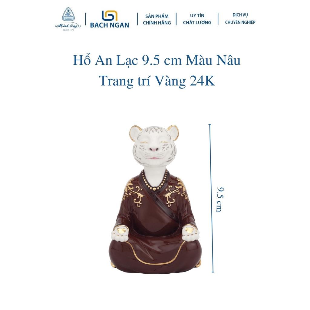 Tượng Hổ An Lạc 9.5 cm Nhiều Màu Trang trí Vàng 24K Hàng đẹp, cao cấp, dùng trang trí nhà cửa, nội thất, tặng quà tết