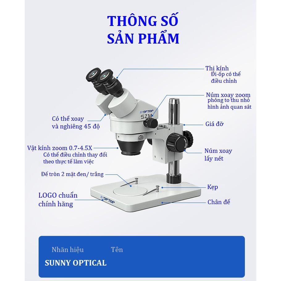 Kính hiển vi SZM-7045 SOPTOP chính hãng Sunny Optical