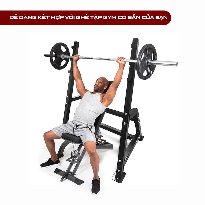 Khung gánh tạ Gymlink Squat Rack G1704 tải trọng tốt sơn tĩnh điện Sportslink