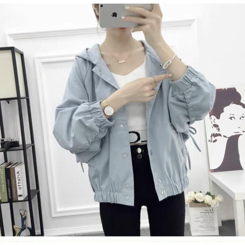 ÁO KHOÁC NỮ CHẤT KAKI 1 LỚP THIẾT KẾ GIẢN ĐƠN CỰC NGẦU SIÊU PHẨM DUYÊN DÁNG CỦA CÁC NÀNG