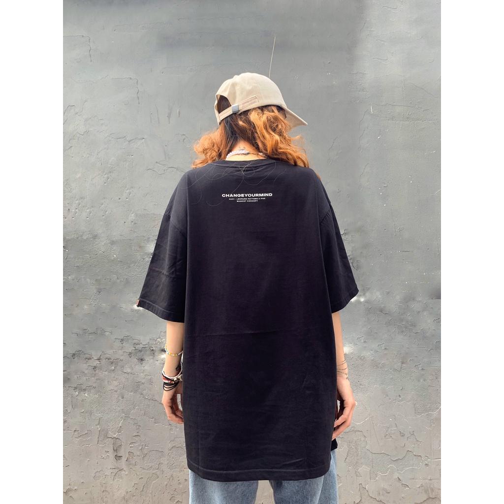 Áo thun HAKI X-RAY T-SHIRT Change Your Mind 2 màu Nâu Đen - Unisex Cotton 100%