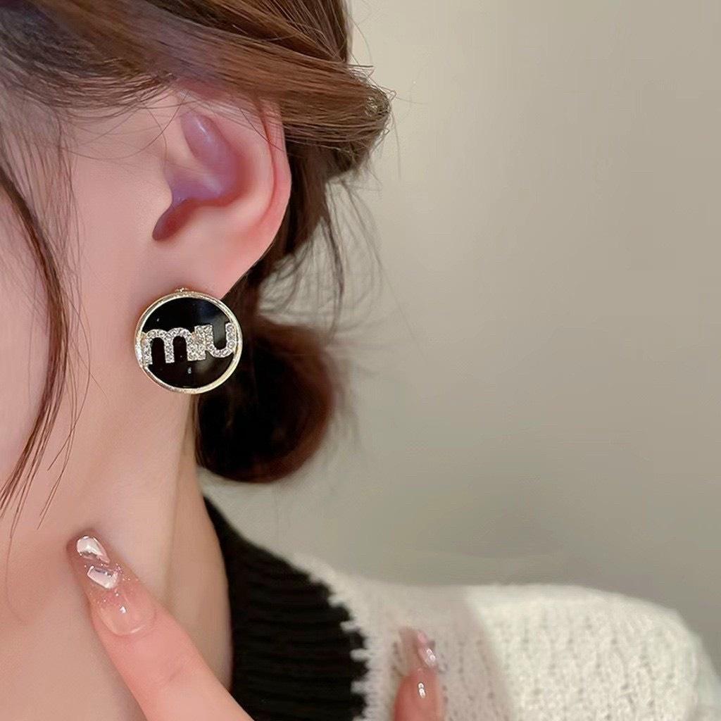 Bông tai thời trang nữ MIU phong cách sang trọng BTBA D333