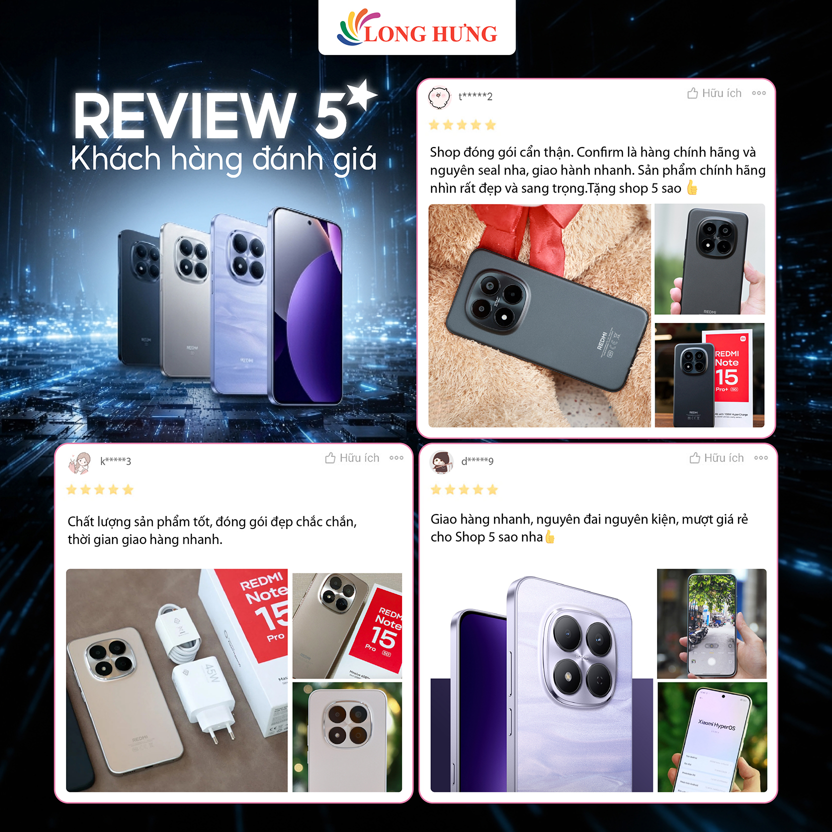 Điện thoại Xiaomi Redmi Note 15 Pro 5G (12GB/256GB) - Hàng chính hãng - 4