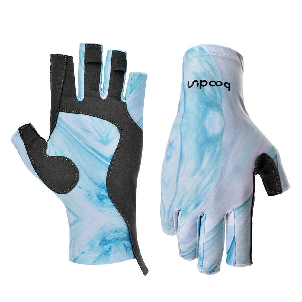 Găng Tay Thể Thao Nửa Ngón Có Đệm Chống Trượt Dành Cho Dân Thể Thao Leo Núi Thương Hiệu Boodun